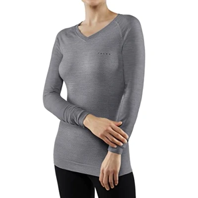 Afbeelding van Falke Light FOR WARM TO COLD Conditions Hemd Grey heather, Dames, Maat: Small, heather