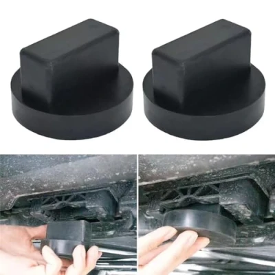 Afbeelding van FiTspi 2 stuks rubberen pads voor autokrik, framerailbescherming, steunblok Ben z krik