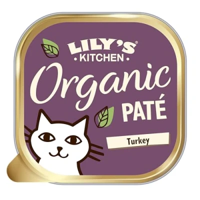Afbeelding van Lily&#039;s Kitchen Cat Organic Turkey Pate 19X85 GR