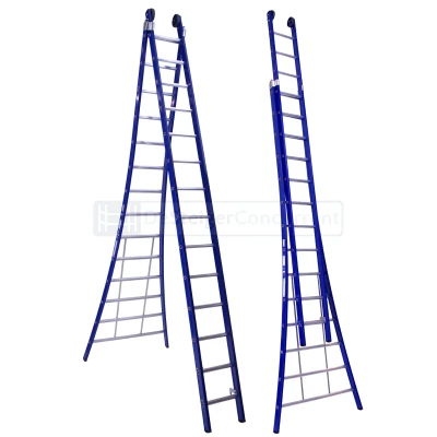 Afbeelding van DAS 2 delige reformladder Atlas Blue 2x14 sporten