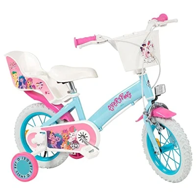 Afbeelding van Toimsa my little pony kinderfiets 12 inch meisjes 21,5 cm lichtblauw