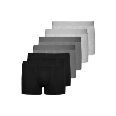 Afbeelding van Snocks 6PACK Onderbroeken, Heren, Maat: 4XL, Mix (schwarz grau hellgrau)