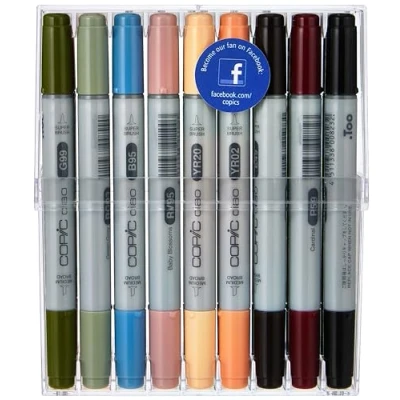 Afbeelding van Copic Ciao Markers Set 20 Kleuren Liefde Stiften Voor Tekenen En Ontwerpen Professionele