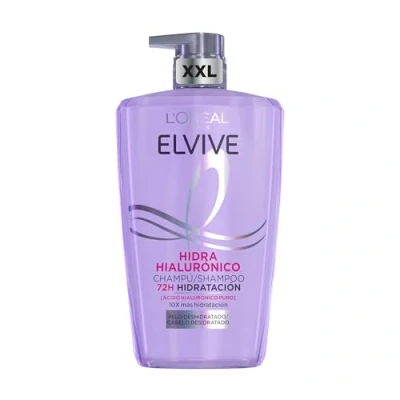 Afbeelding van lorealdpgpfrance Elvive Hydra Hyaluronic Shampoo 72 uur hydratatie, 1 l
