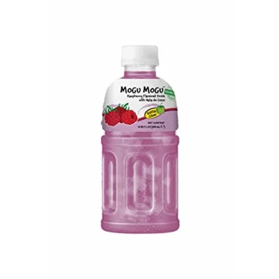 Afbeelding van mogu Nata de Coco drink met frambozensmaak 320 ml