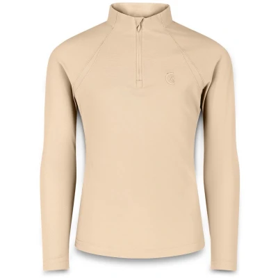 Afbeelding van Kentucky Horsewear Paardrijshirt Madrid Trainingsshirt meisje Lange mouw Beige Maat 130