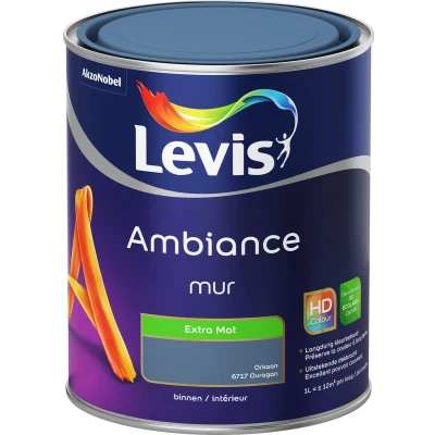 Afbeelding van Levis Ambiance muurverf extra mat 1l orkaan