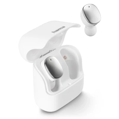 Image de Ecouteurs Hama Spirit Pure 00184109 Bluetooth Sans Fil Microphone Google Assistant Blanc