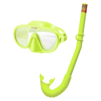 Afbeelding van Intex Avonturier Snorkelset Geel Duikbrillen &amp; Snorkels