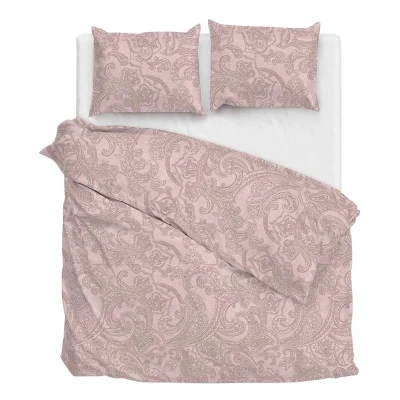 Afbeelding van Zo Home Dekbedovertrek Katoen Paisley Di Lino Linnen Look shell nude 260x200/220