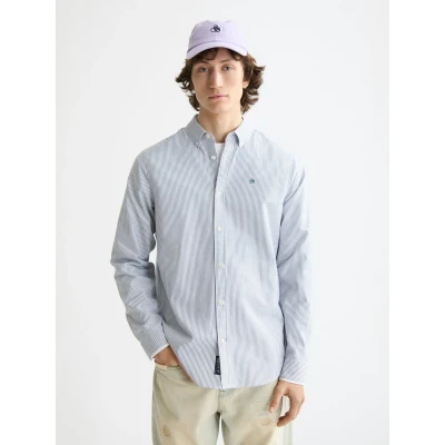 Afbeelding van Scotch &amp; Soda LEFT Chest LOGO Sweater, Heren, Maat: Large, Peacoat