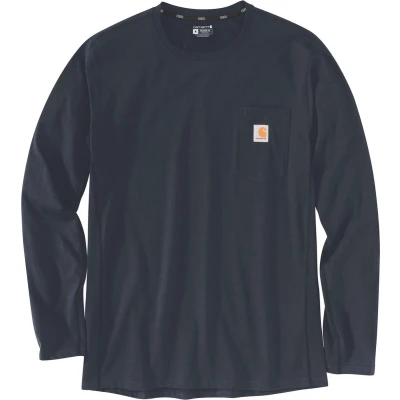 Afbeelding van Carhartt Force Flex Pocket T shirt Navy XL
