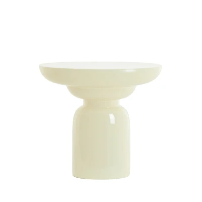Afbeelding van Light &amp; Living Bijzettafel MANCILLA 55x32x51cm Wit