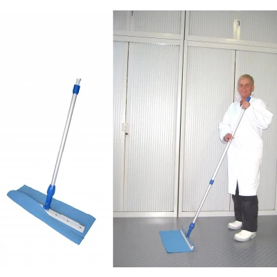 Afbeelding van Gewafelde dweil 55x27 cm rood voor Rakleto