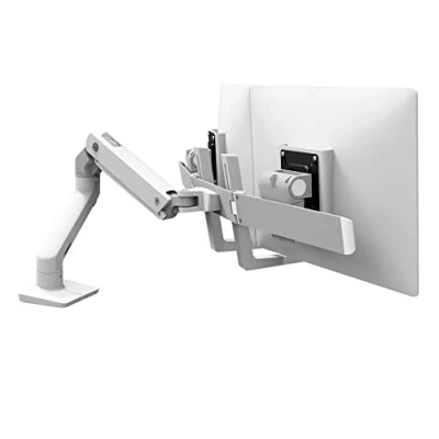 Afbeelding van Ergotron HX Dual Arm Desk Mount Monitor tafelbeugel 2 voudig 38,1 cm (15) 81,3 (32) Wit Draaibaar, In hoogte verstelbaar, Kantelbaar, Zwenkbaar