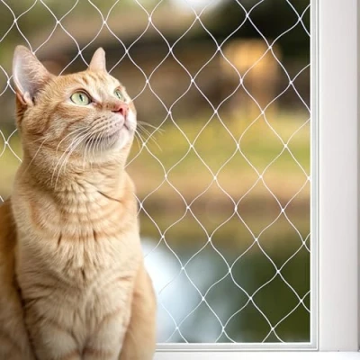 Afbeelding van lionto Kattennet, beschermingsnet voor balkon, maat S, 3 x 4 m