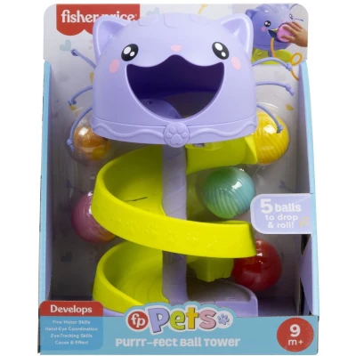 Afbeelding van Fisher Price Huisdieren Purrr fect Ballentoren