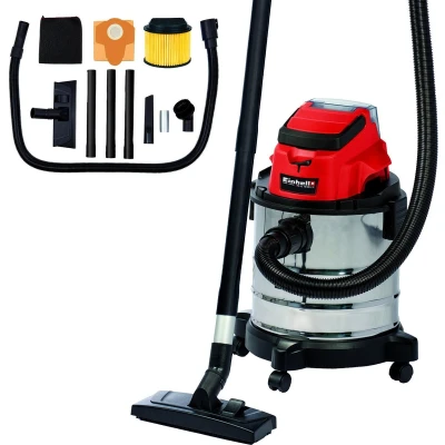 Afbeelding van Einhell Power X Change TC VC 18/20 Li S Solo Nat en droogzuiger 20 l Zonder accu, lader