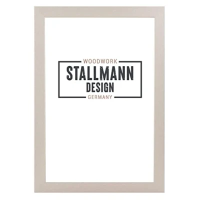 Afbeelding van Stallmann Design SD fotolijst met ontspiegeld acrylglas, moderne nieuwe aluminium lijst, 84 x 118,8 cm, om verticaal of horizontaal op te hangen
