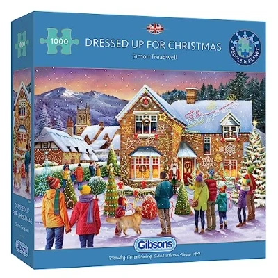 Afbeelding van Gibsons Dressed up for Christmas (1000)
