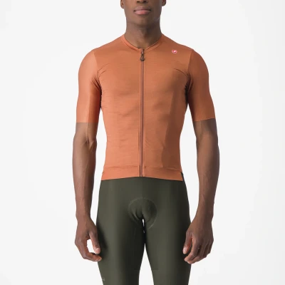 Afbeelding van Fietsshirt Castelli Espresso maat L Bruin
