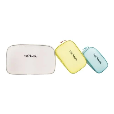 Afbeelding van TATONKA Utensil zak SQZY Zip Bag Set Assorted Lichtblauw