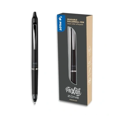 Afbeelding van Pilot uitwisbare gelroller Frixion Ball Zone, medium punt, in giftbox, zwart