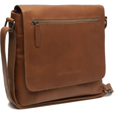 Afbeelding van The Chesterfield Brand Leren Schoudertas Cognac Tanga