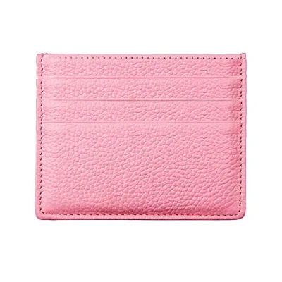 Afbeelding van Hibate Lederen mini creditcardhouder, RFID blokkering, voor dames en heren, kaarthouder, portemonnee, Roze, Creditcardhouder