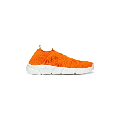 Afbeelding van Geox J ARIL Instappers voor kinderen, Maat: 30, Orange Textiel