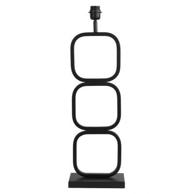Afbeelding van Light &amp; Living Lampvoet LUTIKA 23x11.5x69 Zwart