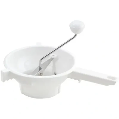 Afbeelding van Metaltex Passeerzeef 24 cm + 3 Roestvrije Roosters Wit/RVS