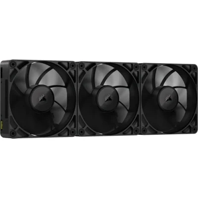 Afbeelding van CORSAIR iCUE LINK RX120 MAX 120mm PWM Ventilateur Épaiss avec System Hub Pression Statique Élevée Liquid Crystal Polymer Palier à Dôme Magnétique Pack Triple Noir
