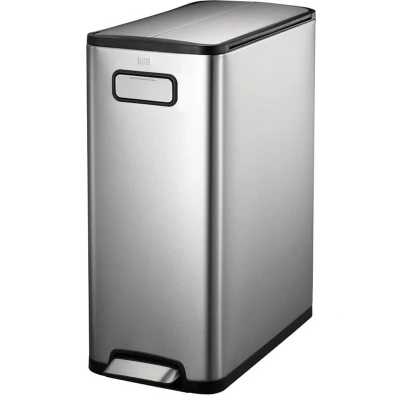 Afbeelding van EKO Ecofly pedaalemmer 30 ltr, Stainless steel mat RVS
