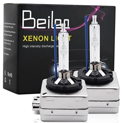 Afbeelding van 2 Pack D1S Auto Koplampen HID Xenon Lampen BeiLan Super Helder Blauw Licht 35 W 12 V Hoge Intensiteit Ontlading Lamp Vervang voor Halogeen of LED Exterieur Koplamp 8000 K