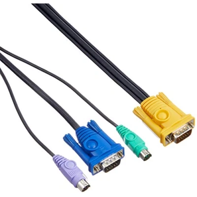 Afbeelding van Aten PS/2 KVM kabel 5210P, schakelaar