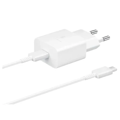 Image de Samsung EP T510 USB C Chargeur Rapide 15W + Câble 1m Blanc