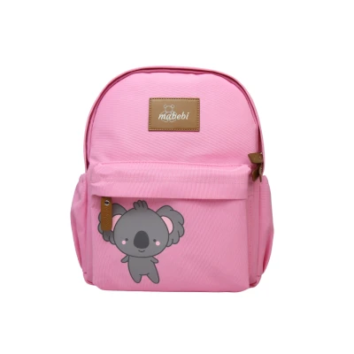 Afbeelding van Mabebi Kleuter/ Peuter Rugzak Schooltas Ergonomische voor kinderdagverblijf/ uitstapjes Koala Roze
