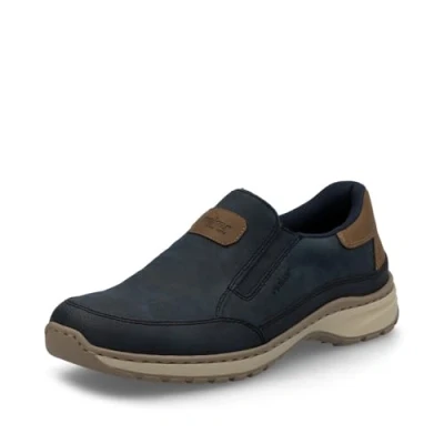 Afbeelding van Rieker Lage herensneakers 03365, Combi blauw 14., 40.5 EU Large