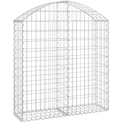 Afbeelding van Schanskorf gewelfd 100x30x100/120 cm gegalvaniseerd ijzer