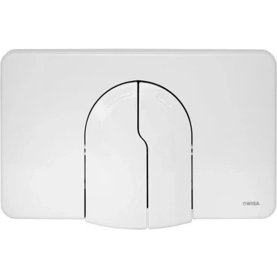 Afbeelding van WISA 2100 bedieningsplaat voor dualflush DF wit