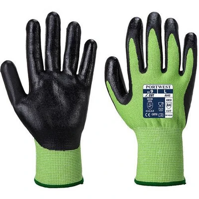 Image de Gant anti coupure GreenCut niveau D mousse nitrile A645 Portwest
