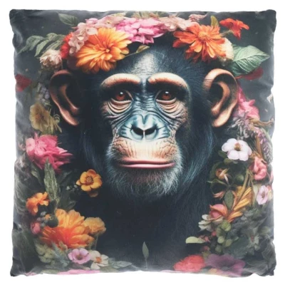 Afbeelding van Unique Living Sierkussen Winter tropical Dessin 2 45x45cm