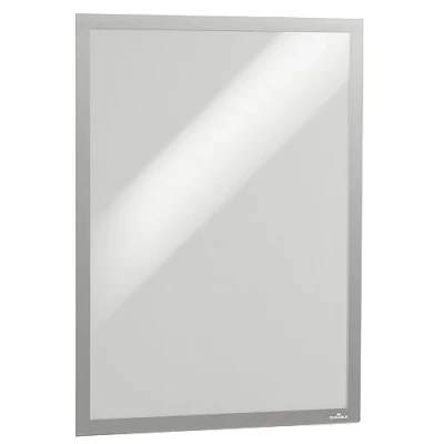 Afbeelding van DURABLE DURAFRAME® POSTER displayframe 70 x 100 Zelfklevende bevestiging voor documenten UV bestendig 1 stuk, zilver, 505601