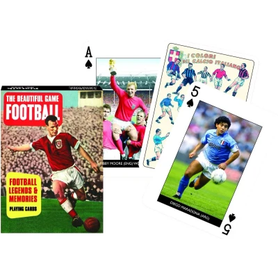 Afbeelding van Piatnik Voetbal Legenden Speelkaarten Enkel Dek