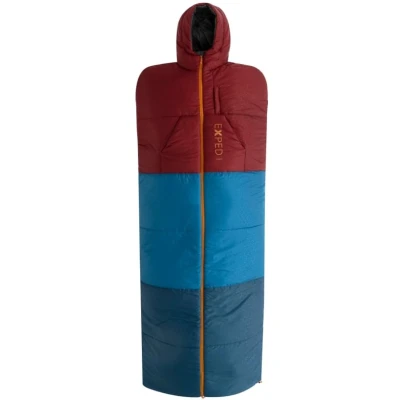 Afbeelding van Exped Dreamwalker Slaapzak Burgundy S Multicolour Slaapzakken