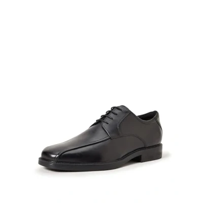 Afbeelding van Geox Veterschoenen, Heren, Maat: 42, Black Leer