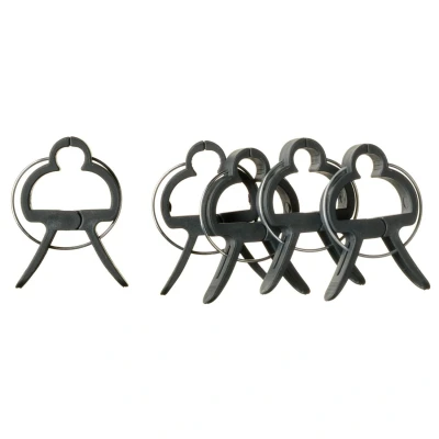 Afbeelding van Nature Plantenclip Klim En Geleide Artikel 0.5x3x4.3 cm Groen 10 stuks Ø24