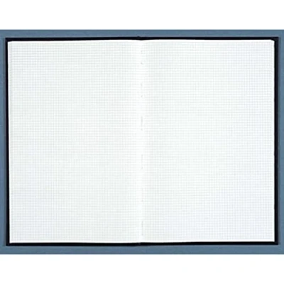 Afbeelding van Le Dauphin Ref. 654D 1 register afmetingen 29,7 x 21 cm DIN A4 geruite print 5 kleine ruitjes binnenpapier 90 gram 400 pagina&#039;s harde kaft van zwart canvas