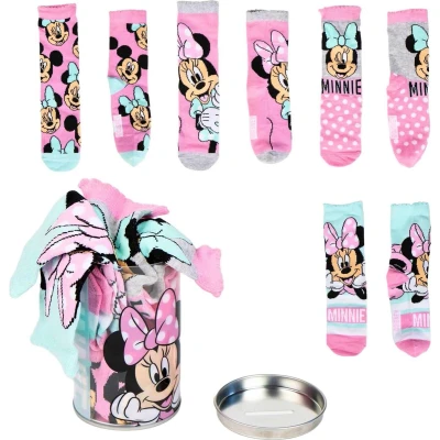 Afbeelding van Disney Minnie Mouse Sokken 4 paar in Spaarpot